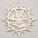 Baumschmuck - Mehrzackstern mit Glocken