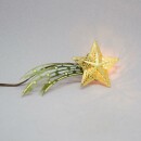 Krippenzubeh&ouml;r - Komet beleuchtet gold klein 7cm