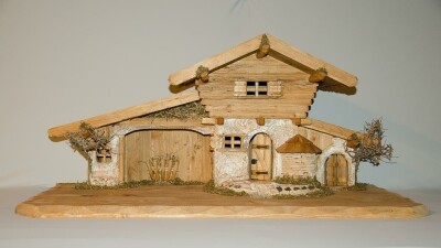 Stall Hochschwarzeck 11cm 85x39x35 -OFFEN!