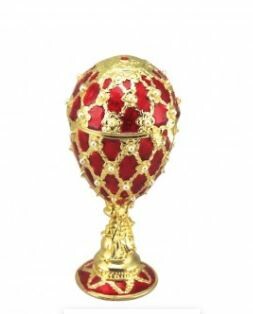 Rotes Schmuckei im Stil Fabergés 23896