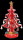 Weihnachtsbaum 6er rot mit Glitter 52099 - OFFEN!