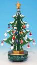 Spieluhrenwelt - Weihnachtsbaum 6er gr&uuml;n mit Glitter...