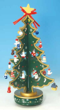 Weihnachtsbaum 4er grün 38cm 16116 - OFFEN!