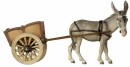 Rainell 9cm color - Esel mit Karren im Set -187