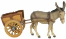 Rainell 9cm color - Esel mit Karren im Set -187