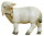 Pema 12cm wasserfarbe - Schaf stehend Glocke linkssch. -265