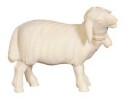 Pema 12cm natur - Schaf stehend Glocke rechtssch. -264