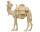 Rainell 9cm natur - Kamel mit Gep&auml;ck -171