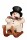 RM - Schneemann mit Schlitten 10,5cm 35420