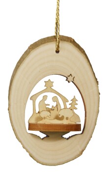 WF - 3D Astscheibe Maria u. Josef 2,8cm 10401 - Auslaufartikel!