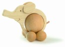 WF - Rolltier Elefant mit Buchenkugel 3cm 2111-1 -...
