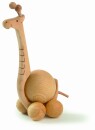 WF - Rolltier Giraffe mit Buchenkugel 3cm 2114-1 - OFFEN!