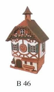 Tonlichterhäuschen - Kuckucksuhr B46