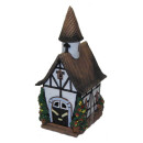 Tonlichterhäuschen - Fachwerk grüner Turm B134