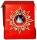 C.H.E. - Stern handbemalte Glaskugel-Box EW001