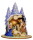 C.H.E. Stecksatz Hl. Familie Ochs und Esel 9cm color DC101