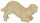 Rainell 11cm natur - Lamm kniend -285