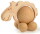 WF - Rolltier Schaf mit Buchenkugel 4cm 2118-1 - OFFEN!