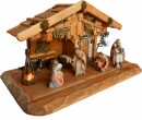 Krippenset Almbach Pema wasserfarbe 9cm