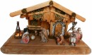 Krippenset Almbach Pema wasserfarbe 9cm