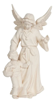 Rainell 6cm natur - Schutzengel mit Junge