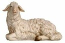 Rainell 6cm color - Schaf liegend linksschauend -252
