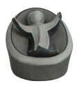 C.H.E. - Aram - Jesuskind Aram inkl. Wiege 10cm grau