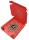 C.H.E. - Box Weihnachtskugel rot im Stern 14cm