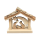 SD - Haus Rinde mit Hl. Familie 10 cm natur