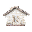 SD - Magnet Stall mit Hl. Familie 5,5cm natur