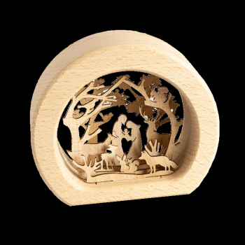 SD - Grotte Buche Krippe mit Wald 7cm natur