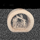 SD - Grotte Buche Krippe im Stall 7cm natur