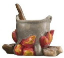 Pema 12cm wasserfarbe - Lagerfeuer -098