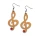 SD - Ohrringe Musiknoten - natur 3,5cm